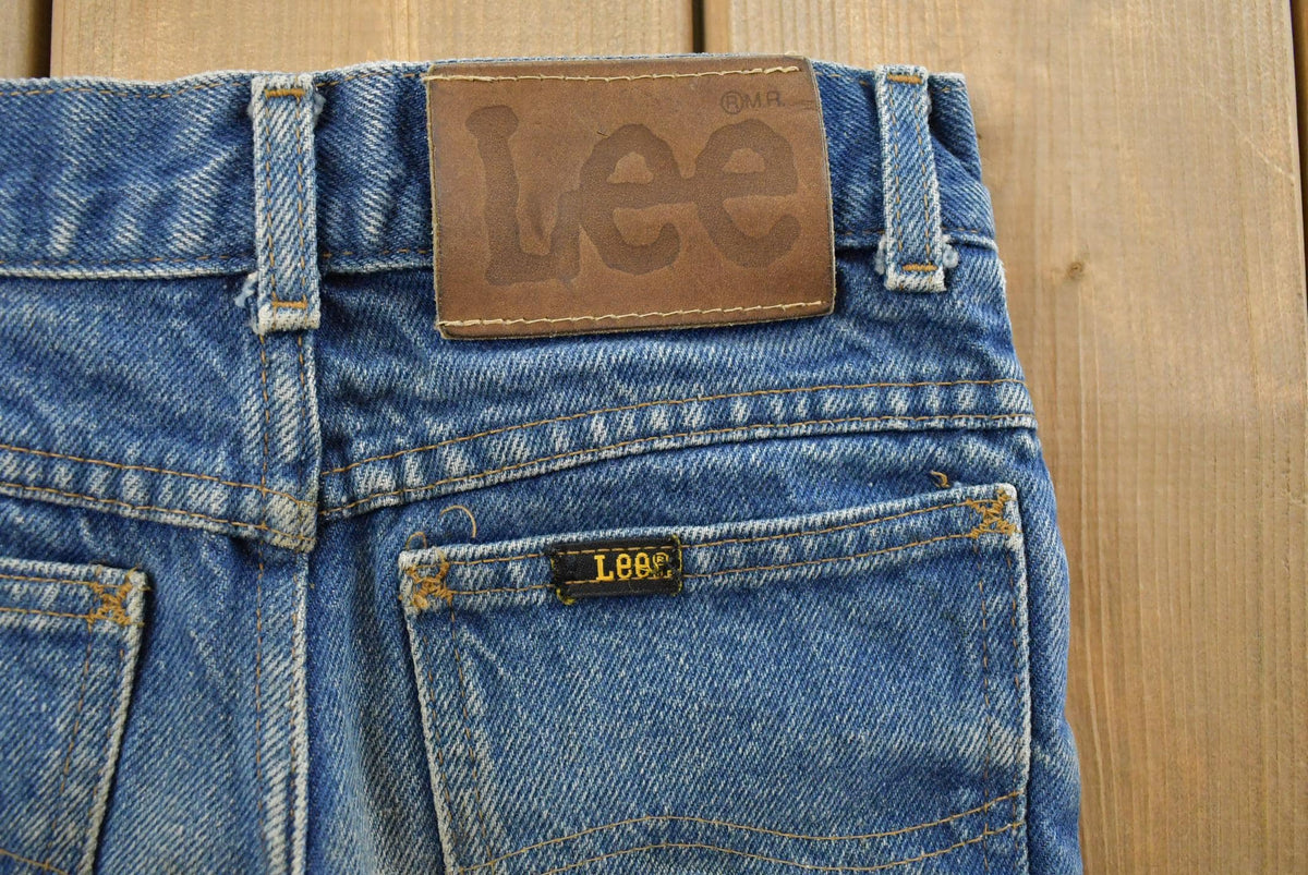 Vintage 1980s Lee Denim Jeans Youth 22 x 21 from propervintagecanada