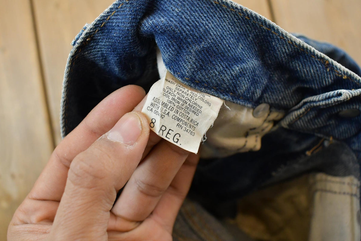 Vintage 1980s Lee Denim Jeans Youth 22 x 21 from propervintagecanada
