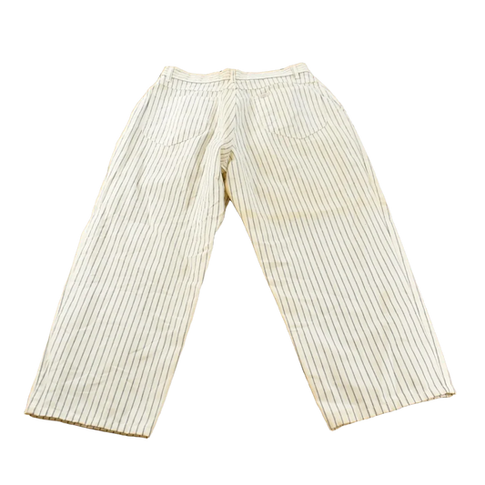 Vintage 1980s Lee Lightweight Railroad Stripe Cotton Pants Women's 26 x 23 from propervintagecanada
