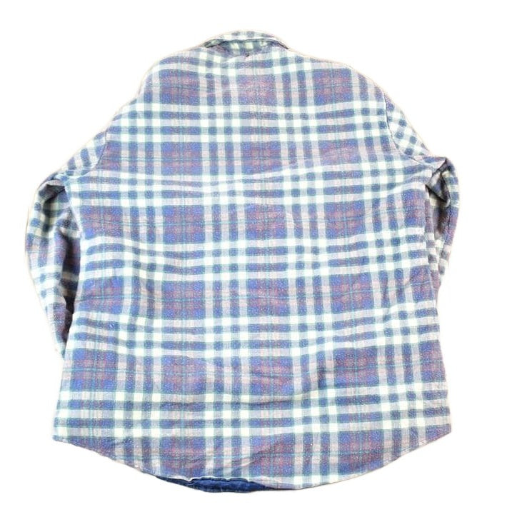 Vintage 1980s Lee Plaid Lined Flannel Shirt Mens M from propervintagecanada