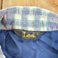 Vintage 1980s Lee Plaid Lined Flannel Shirt Mens M from propervintagecanada
