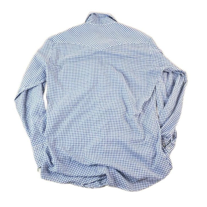 Vintage 1980s Lee Plaid Western Style Button Up Shirt Men's L from propervintagecanada
