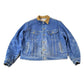 Vintage 1980s Lee Storm Rider Blanket Lined Jean Jacket Men's Large from propervintagecanada