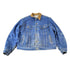Vintage 1980s Lee Storm Rider Blanket Lined Jean Jacket Men&