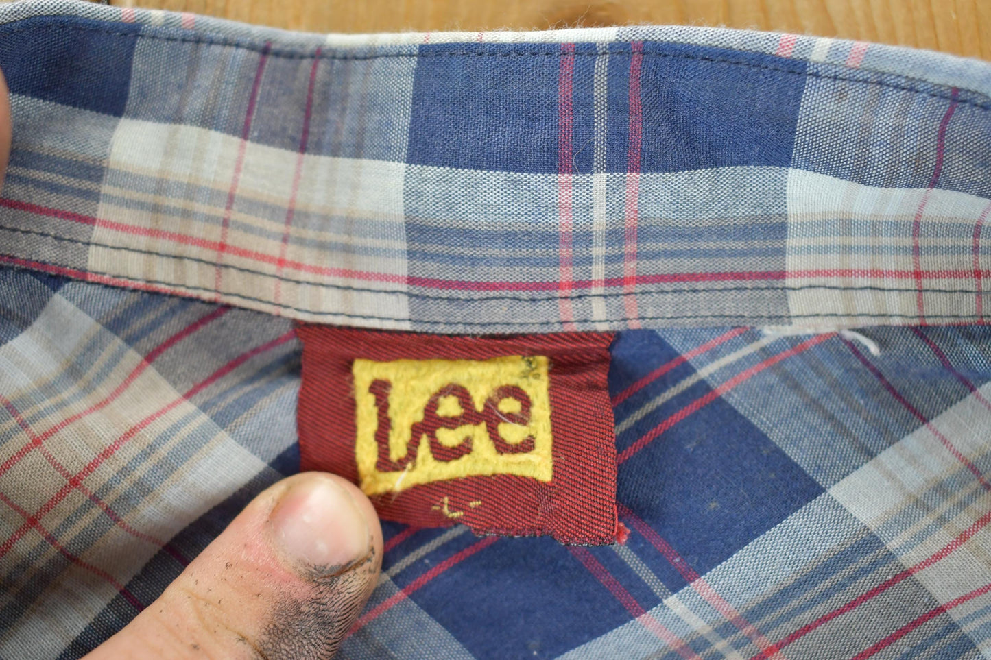 Vintage 1980s Lee Western Button Up Shirt Men's Small from propervintagecanada