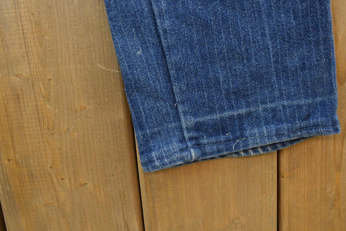 Vintage 1980s Lee Women's Striped Herringbone Denim Jeans Women's 29 x 28 from propervintagecanada