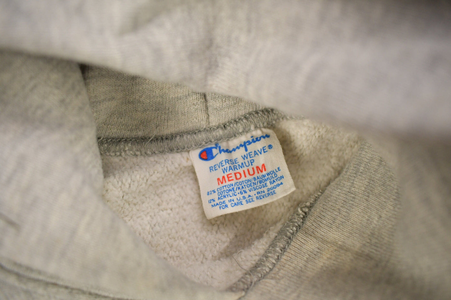 Vintage 1980s Lehigh University Champion Reverse Weave Warmup Hoodie from propervintagecanada