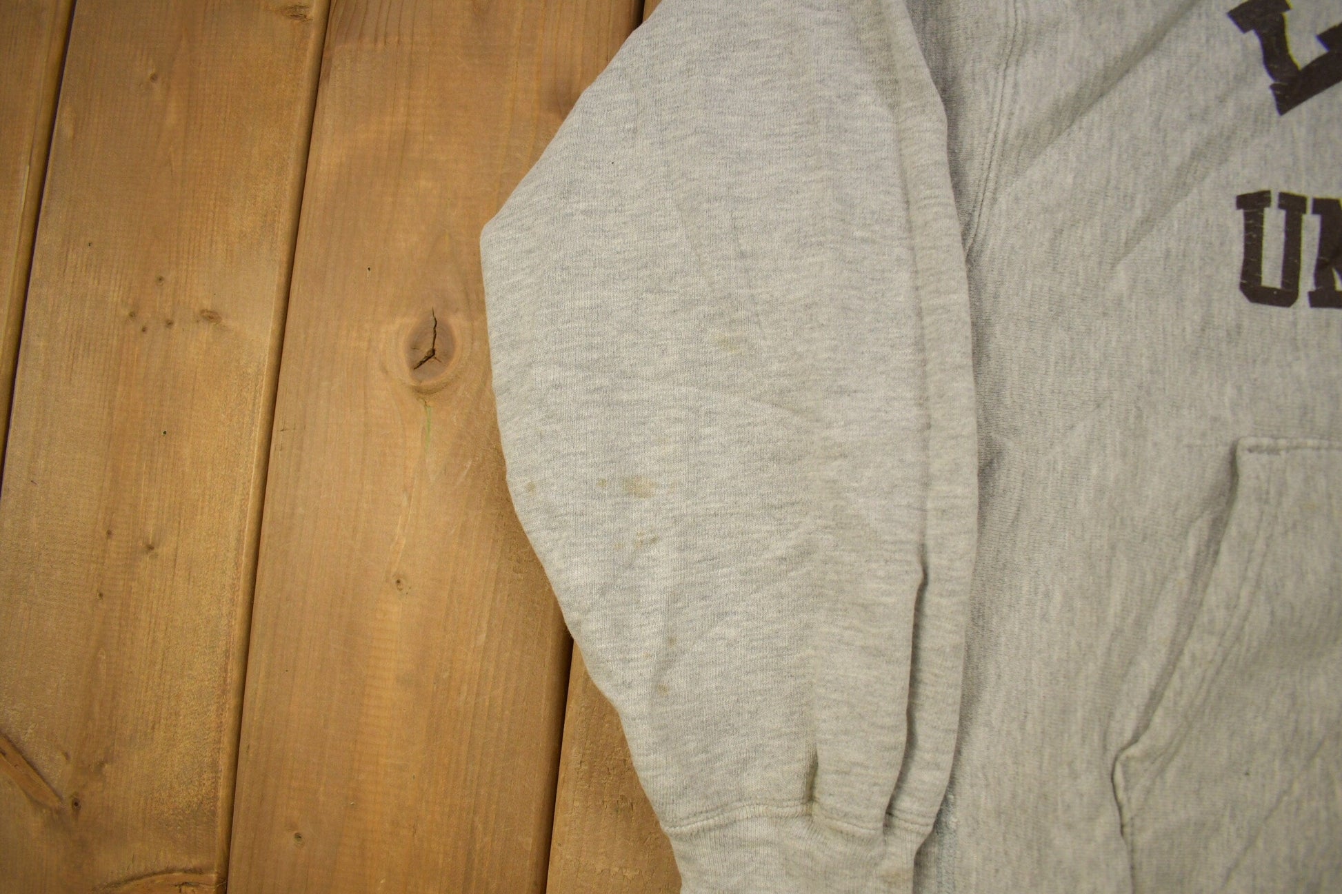 Vintage 1980s Lehigh University Champion Reverse Weave Warmup Hoodie from propervintagecanada