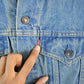 Vintage 1980s Levi's Denim Jean Trucker Jacket Men's Small from propervintagecanada