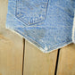 Vintage 1980s Levi's Orange Tab Sherpa Lined Denim Jean Vest Men's S-M from propervintagecanada