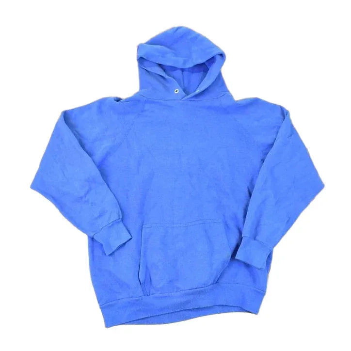 Vintage 1980s Levinsky's Blank Hoodie Sweatshirt Mens M from propervintagecanada