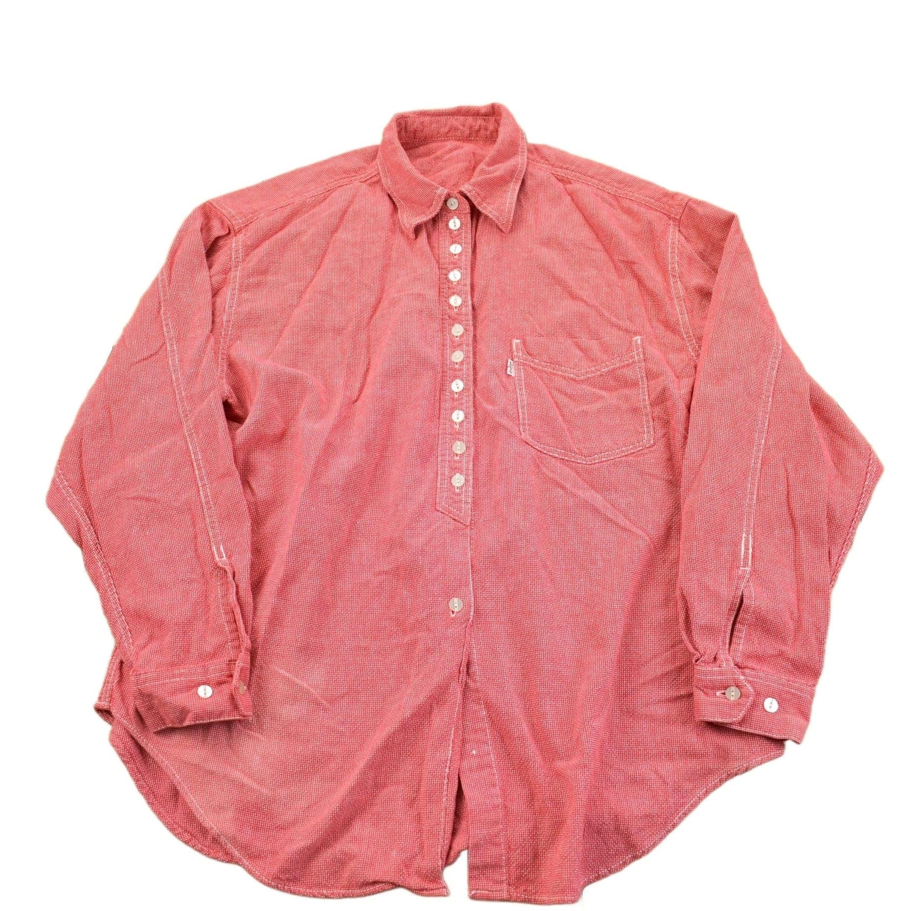 Vintage 1980s Levis Western Style Button Up Rodeo Shirt Men's Large from propervintagecanada