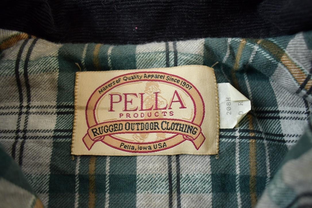 Vintage 1980s Lewis Hybrids Embroidered Rugged Outdoor Clothing Windbreaker Jacket Made In USA from propervintagecanada