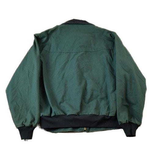 Vintage 1980s Lewis Hybrids Embroidered Rugged Outdoor Clothing Windbreaker Jacket Made In USA from propervintagecanada