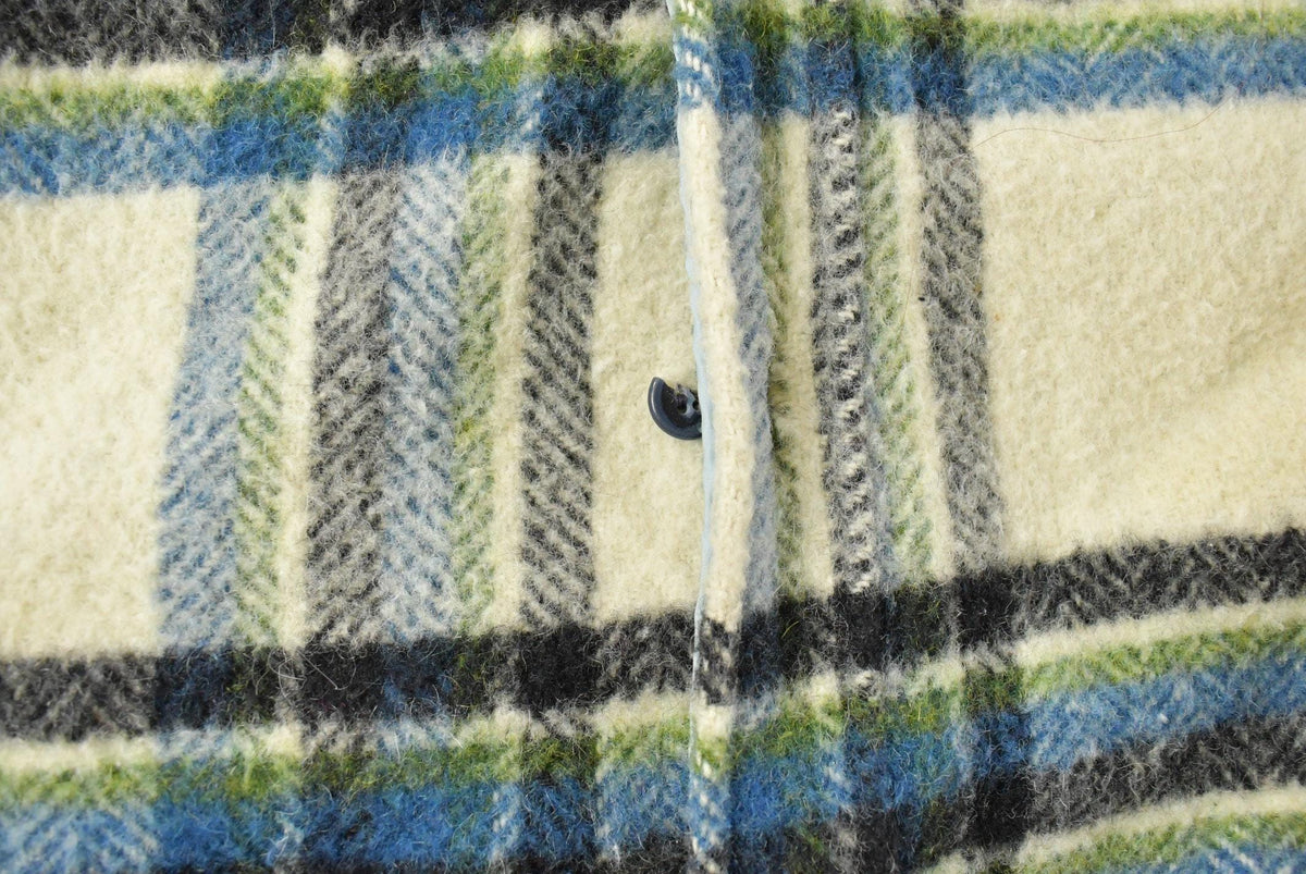 Vintage 1980s Lined Flannel Shirt Jacket Men's Large from propervintagecanada