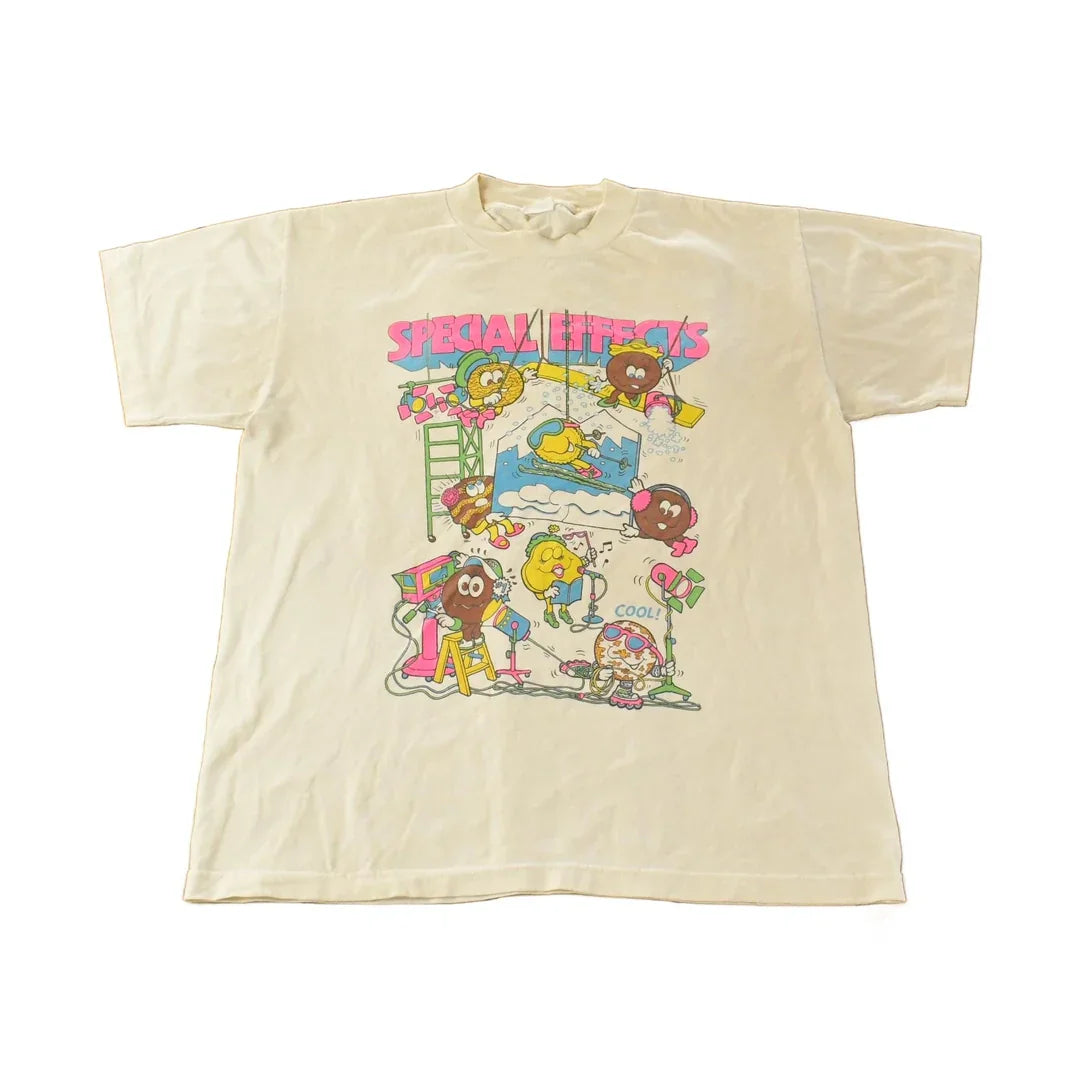 Vintage 1980s Little Brownie Girl Scout Cookie Design Special Effects T-Shirt Men's L from propervintagecanada