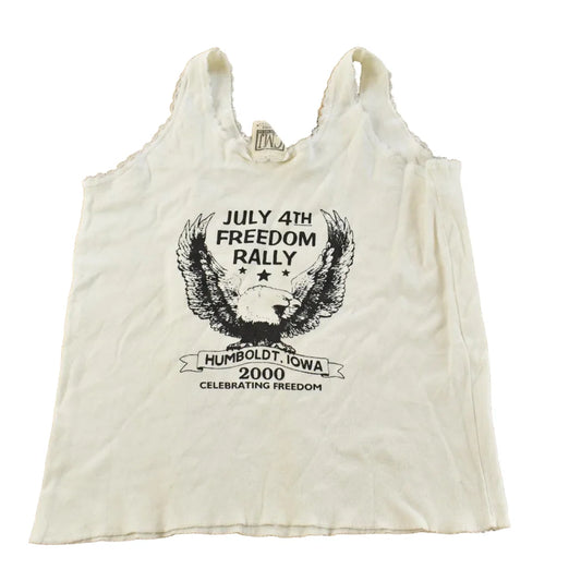 Vintage 1980s Live to Ride Lace Biker Tank Top Women's S from propervintagecanada