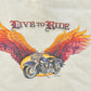 Vintage 1980s Live to Ride Lace Biker Tank Top Women's S from propervintagecanada