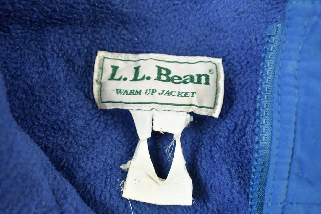 Vintage 1980s LL Bean Fleece Lined Three Season Warm Up Jacket Men's 2XL from propervintagecanada