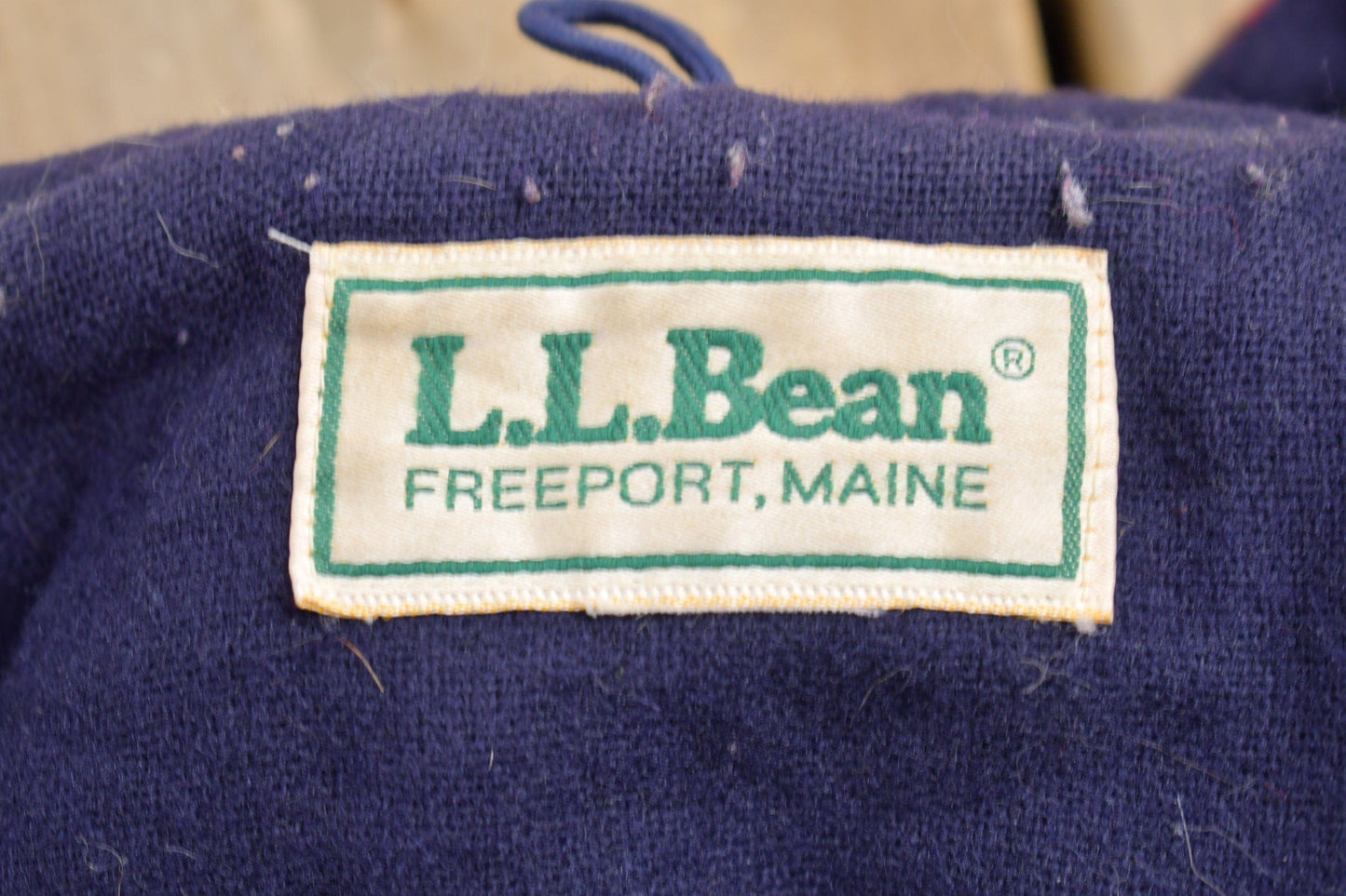 Vintage 1980s LL Bean Full Length Wool Jacket Men's Medium from propervintagecanada
