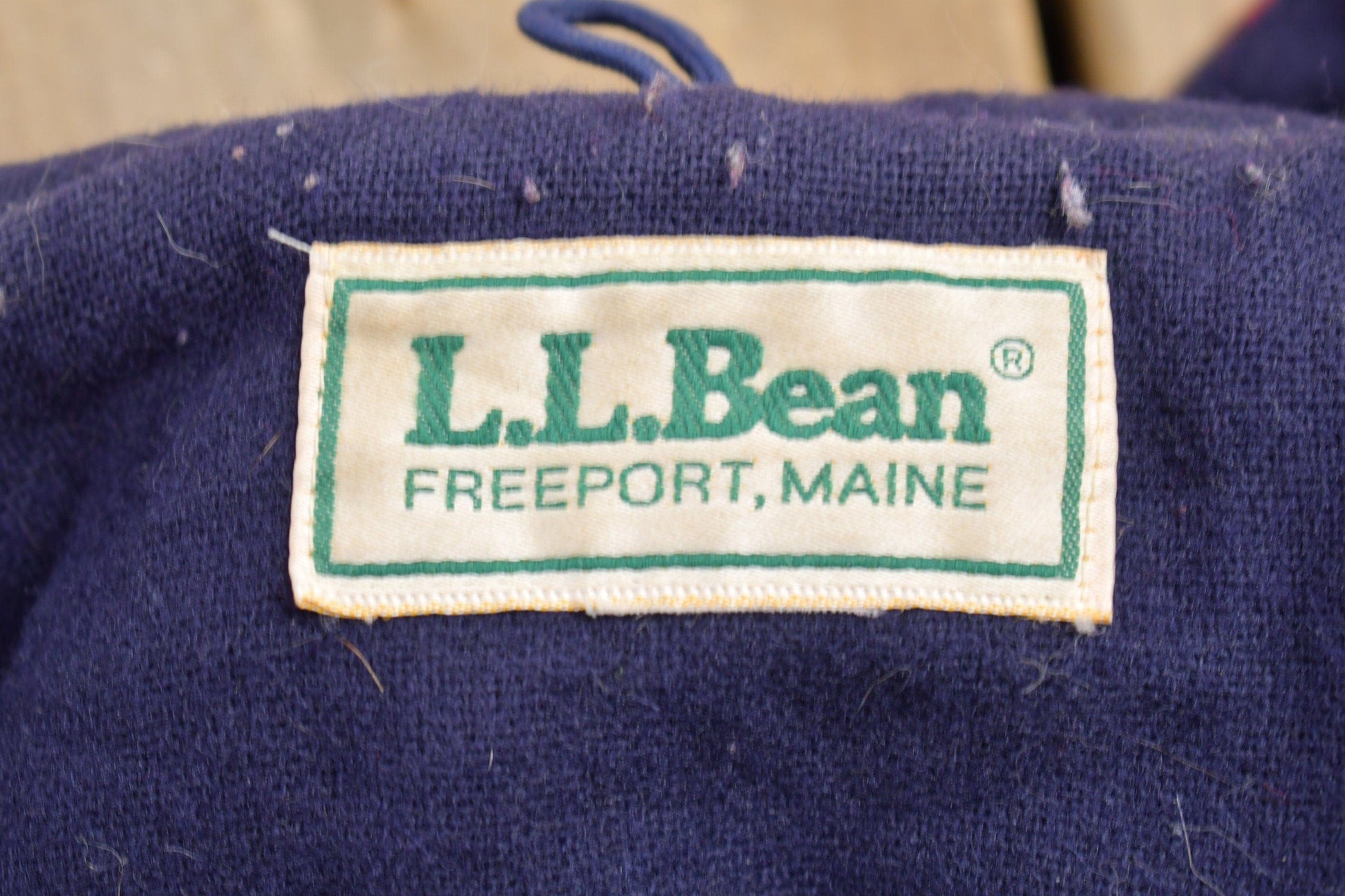 Vintage 1980s LL Bean Full Length Wool Jacket Men's Medium from propervintagecanada