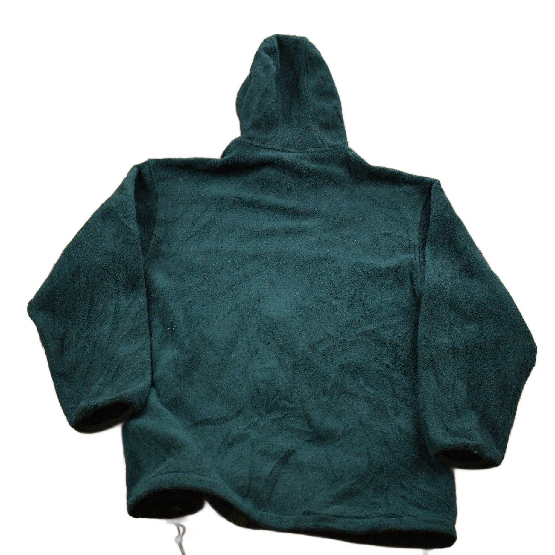 Vintage 1980s LL Bean Full Zip Hooded Fleece Sweater Men's Medium from propervintagecanada