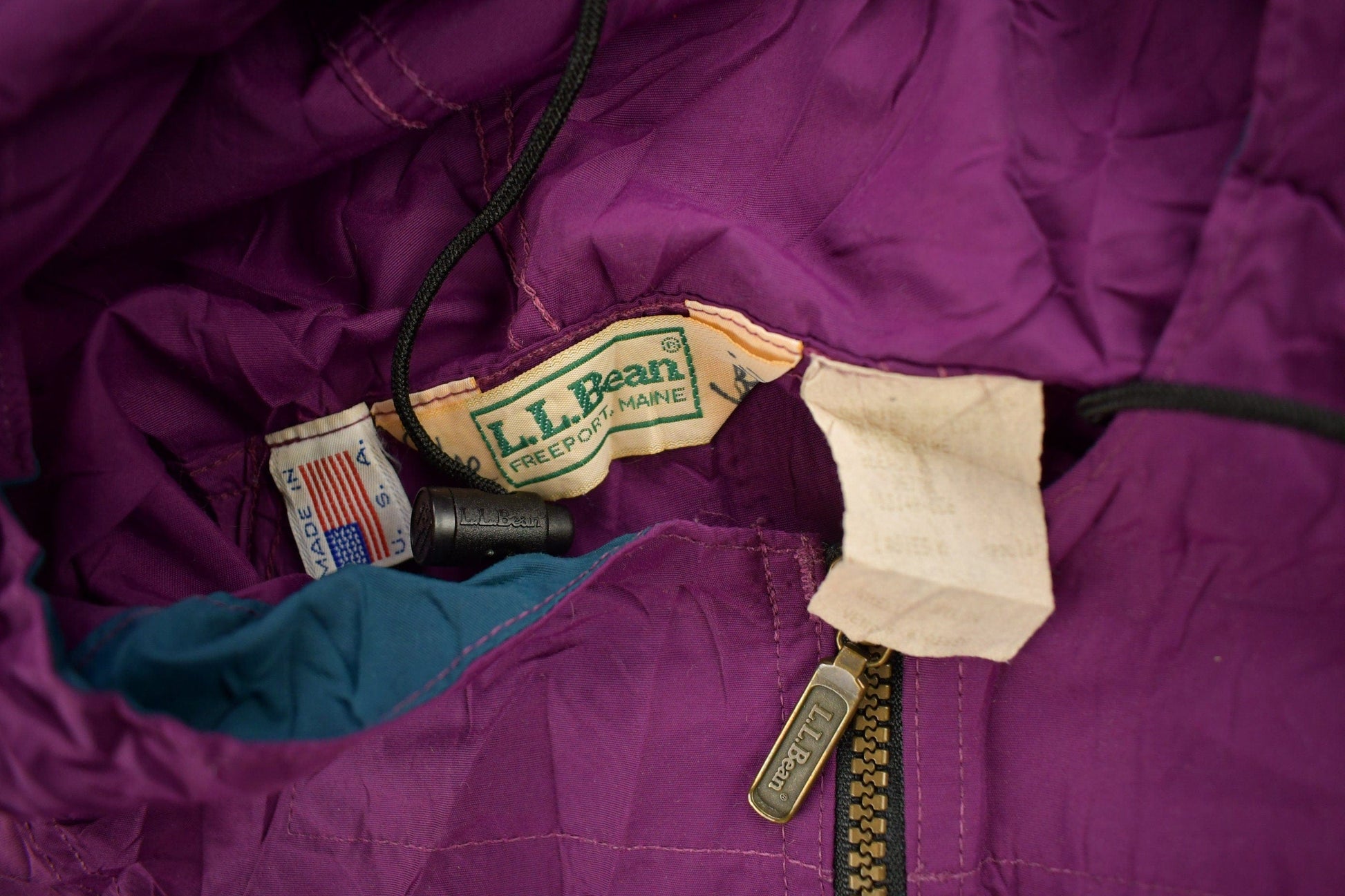 Vintage 1980s LL Bean Quarter Zip Anorak Ladies Windbreaker Jacket Men's Medium from propervintagecanada