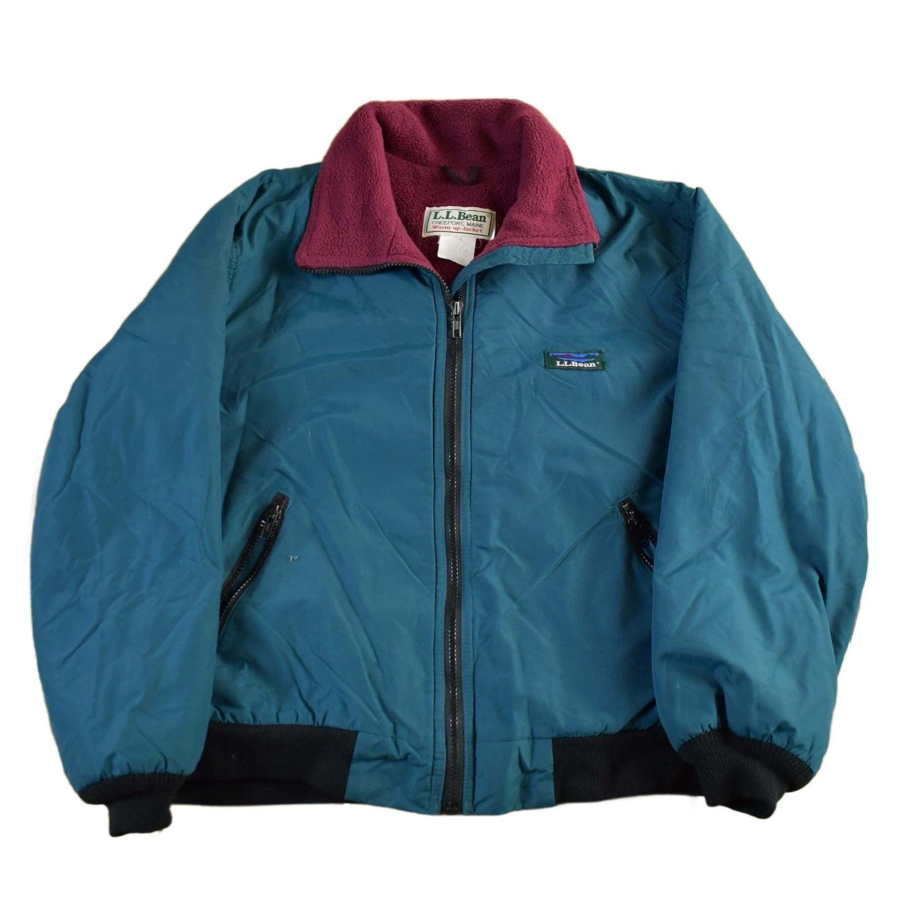 Vintage 1980s LL Bean Warm Up Jacket Women's Medium from propervintagecanada