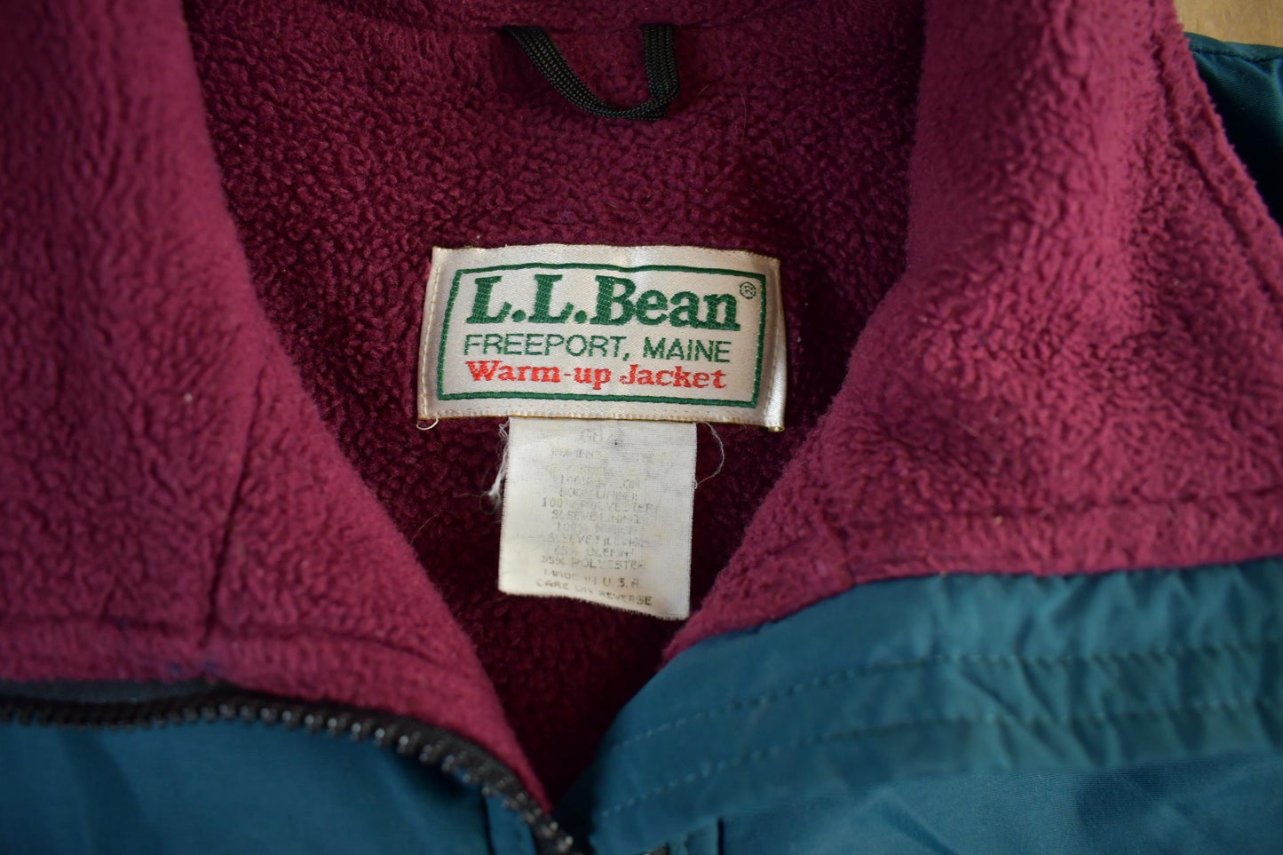 Vintage 1980s LL Bean Warm Up Jacket Women's Medium from propervintagecanada