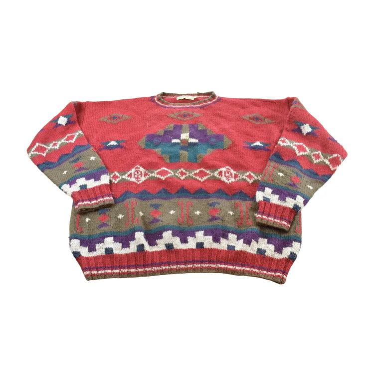 Vintage 1980s LL Bean Wool Knit Crewneck Sweater Men's XL from propervintagecanada