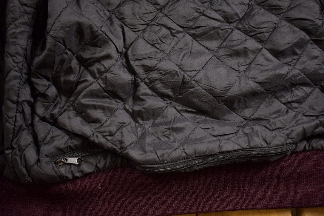 Vintage 1980s Lockport Porters Illinois Wool Varsity Jacket Men's 2XL from propervintagecanada