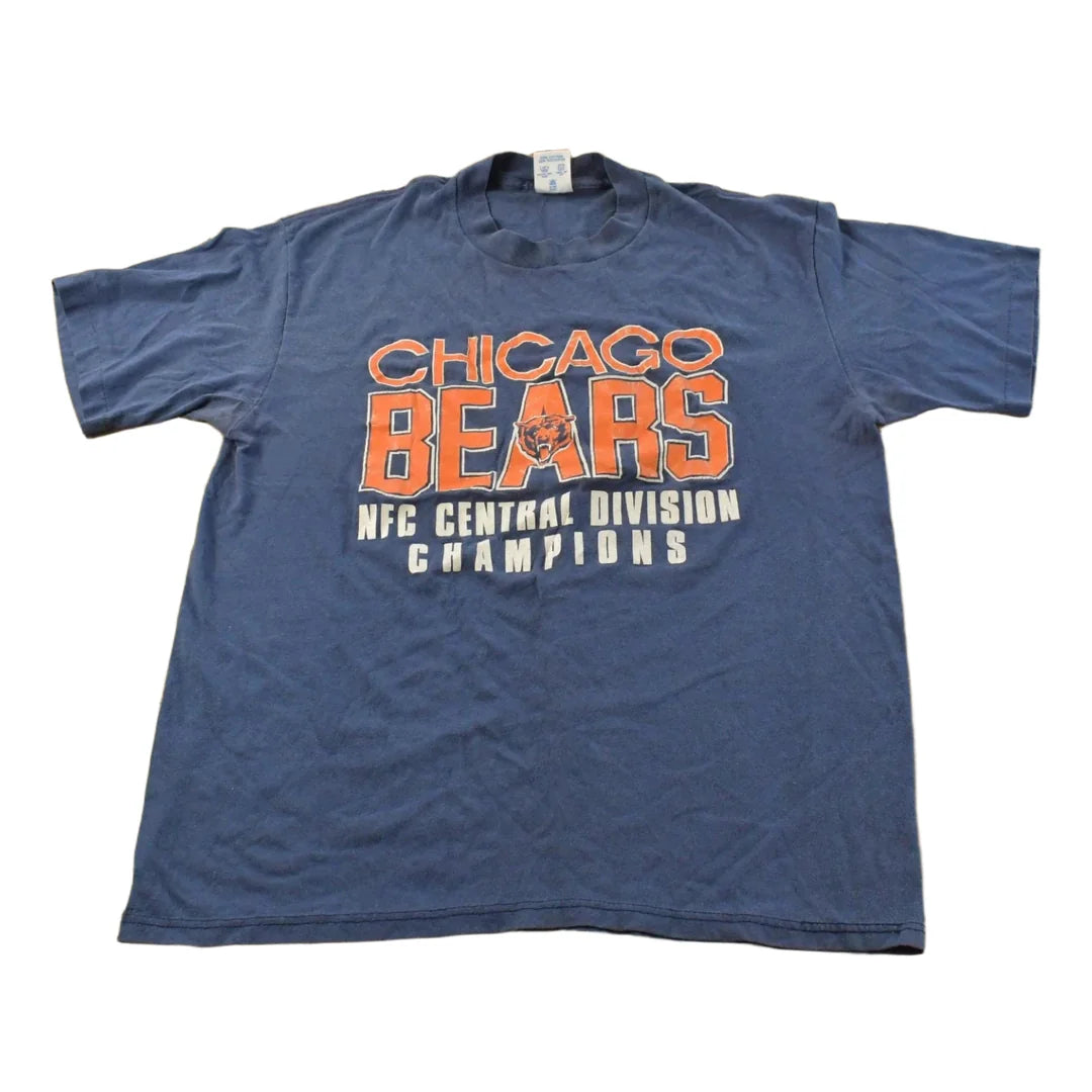 Vintage 1980s Logo 7 Chicago Bears Champions T-Shirt Men's M from propervintagecanada