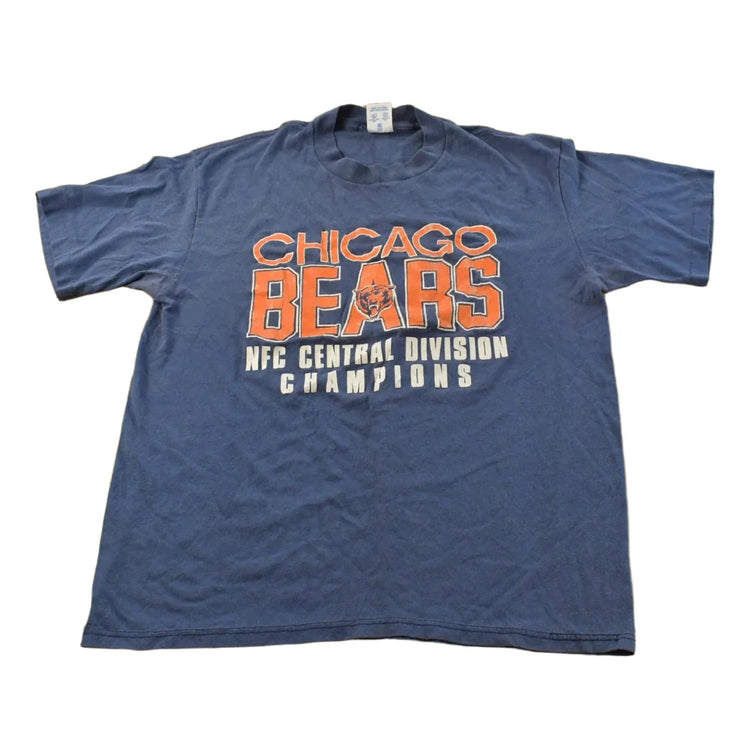 Vintage 1980s Logo 7 Chicago Bears Champions T-Shirt Men's M from propervintagecanada