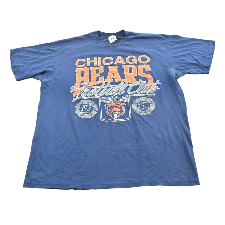 Vintage 1980s Logo 7 Chicago Bears T-Shirt Men's L from propervintagecanada