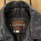 Vintage 1980s Lucky Leather Biker Motorcycle Leather Jacket Women's Medium from propervintagecanada