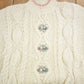 Vintage 1980s Maggie Lawrence Floral Knitted Sweater Women's M from propervintagecanada