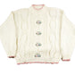 Vintage 1980s Maggie Lawrence Floral Knitted Sweater Women's M from propervintagecanada