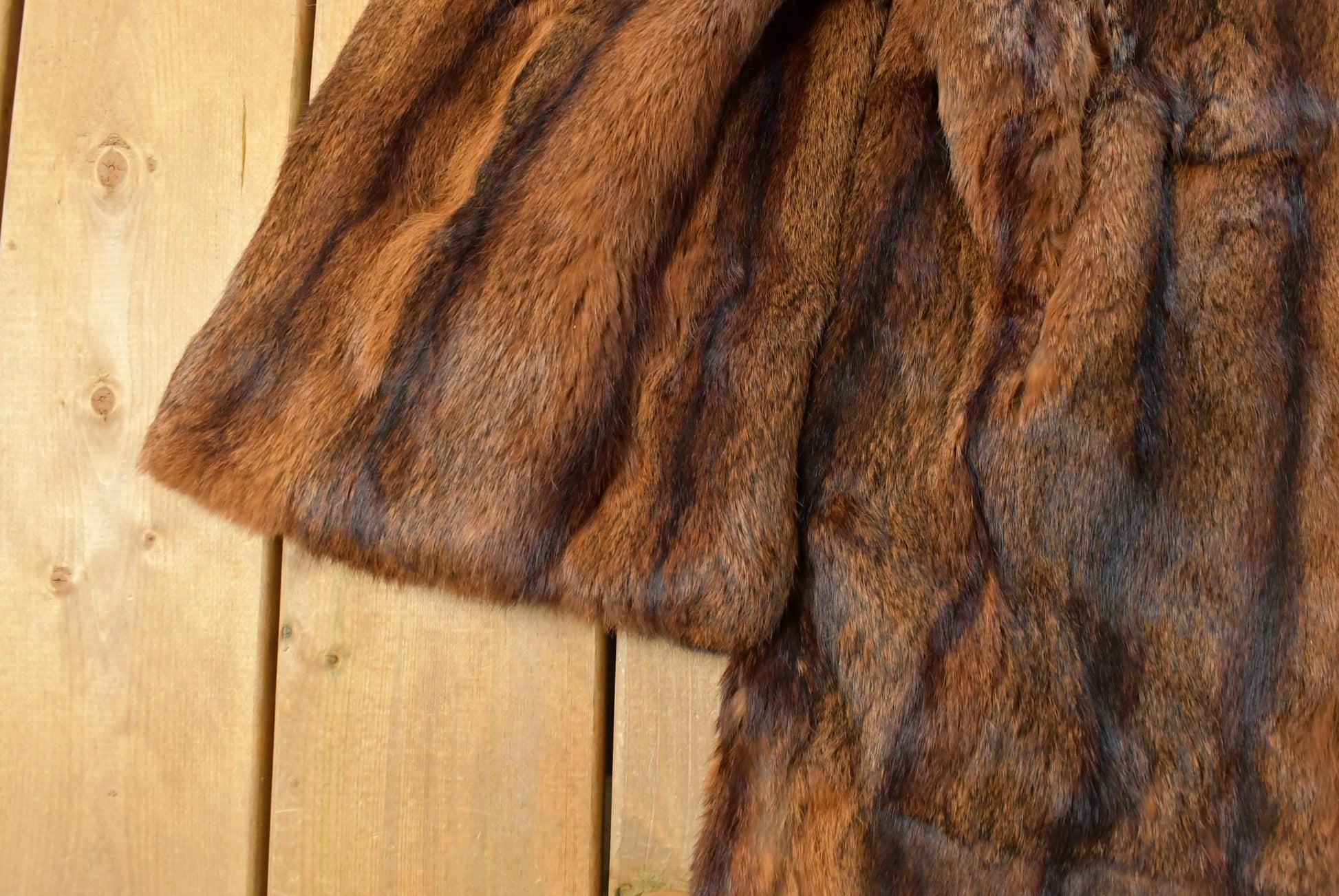 Vintage 1980s Mahogany Mink Fur Coat Full Length Adult Small from propervintagecanada
