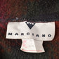 Vintage 1980s Marciano Showdow Plaid Fleece Quarter Zip Sweater Men's Large from propervintagecanada