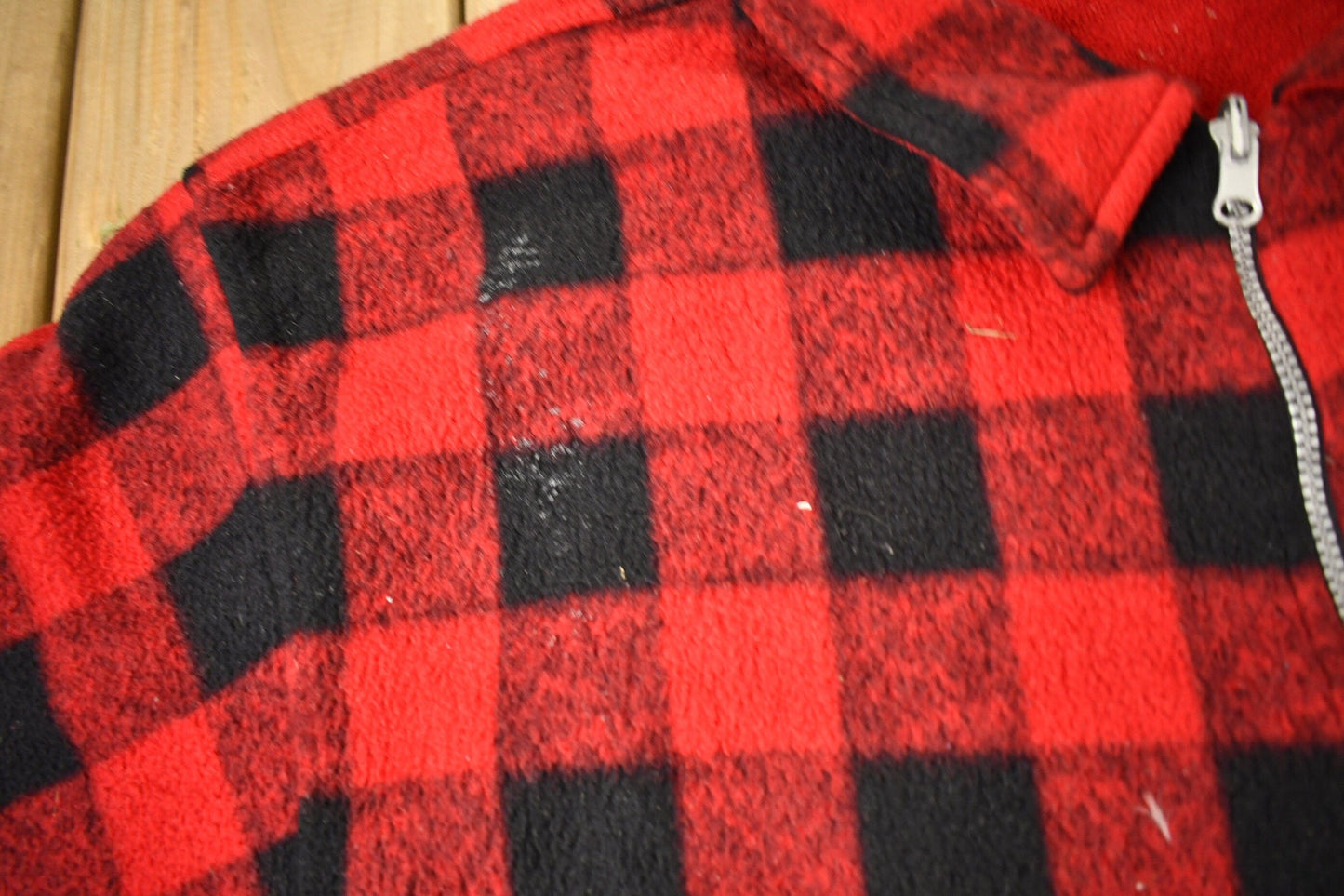 Vintage 1980s Marlboro Cigarettes Reversible Quarter Zip Fleece Sweater Men's 2XL from propervintagecanada