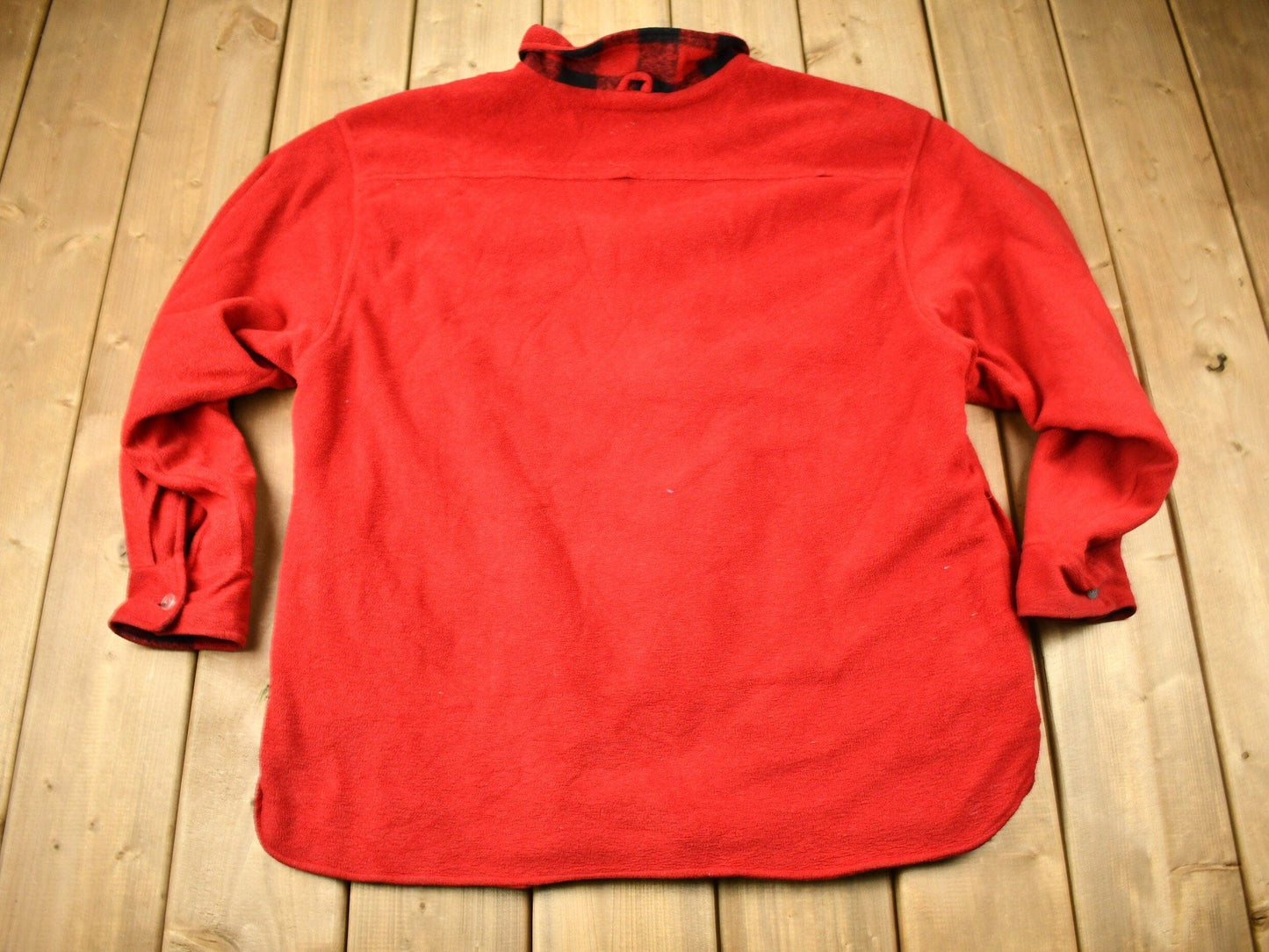 Vintage 1980s Marlboro Cigarettes Reversible Quarter Zip Fleece Sweater Men's 2XL from propervintagecanada