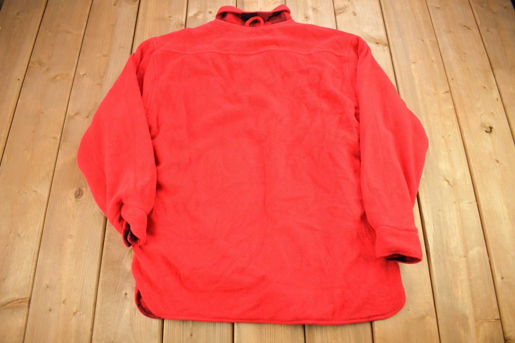 Vintage 1980s Marlboro Unlimited Reversible Quarter Zip Fleece Sweater Men's Large from propervintagecanada