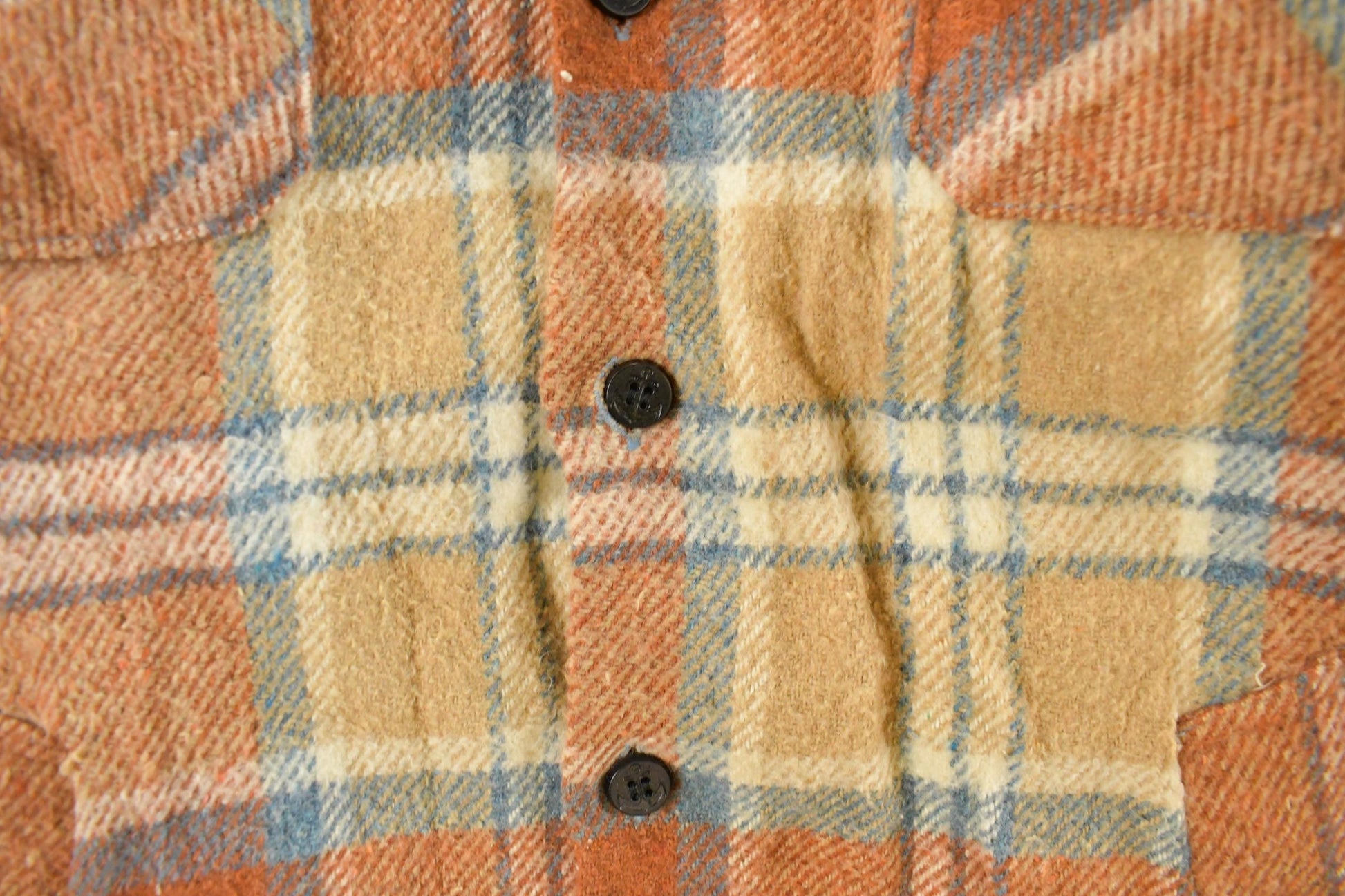 Vintage 1980s Matt Andrews Sherpa Lined Flannel Shirt Jacket Men's Large from propervintagecanada