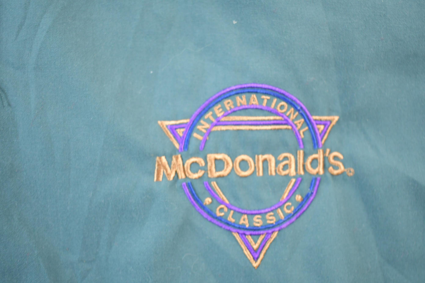 Vintage 1980s Mc Donalds Bomber Jacket Men's XL from propervintagecanada