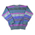 Vintage 1980s Meister Knit Abstract Pattern Crewneck Sweater Men&