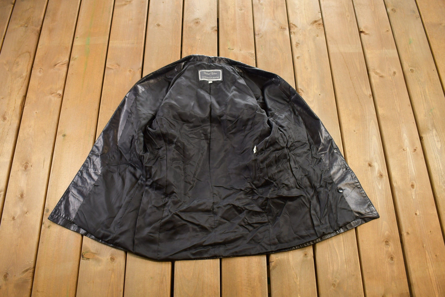 Vintage 1980s Michael Hoban North Beach Leather Jacket from propervintagecanada