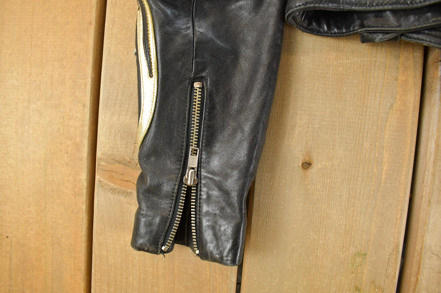 Vintage 1980s Michael Hoban North Beach Motorcycle Leather Jacket Women's XS-S from propervintagecanada