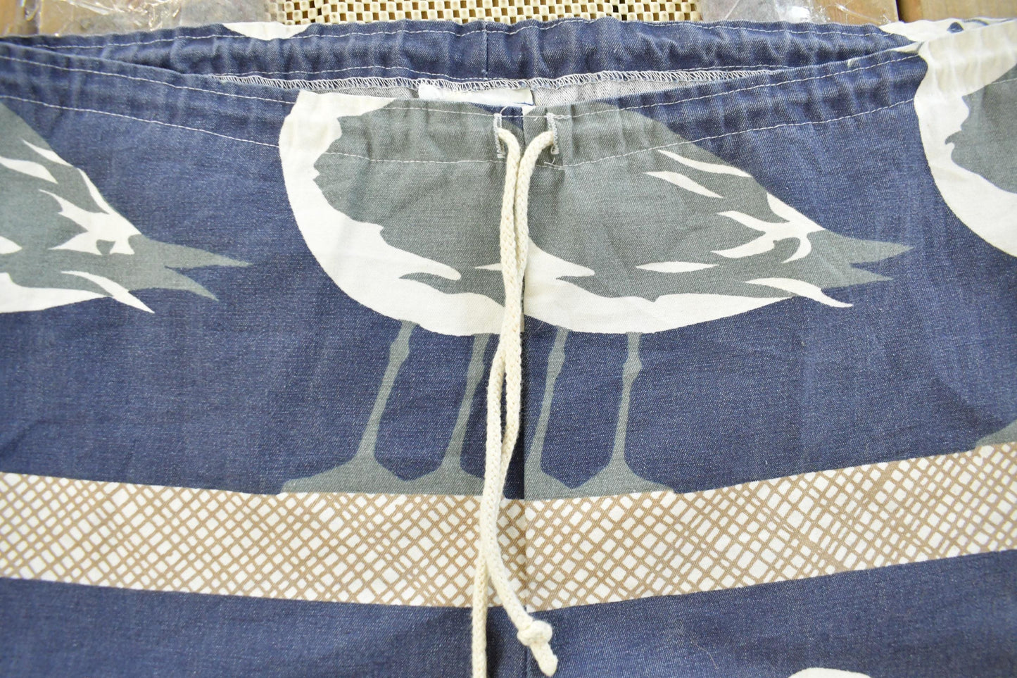 Vintage 1980s Michigan Rag Co Seagull Bird All Over Print Pants Men's Large from propervintagecanada
