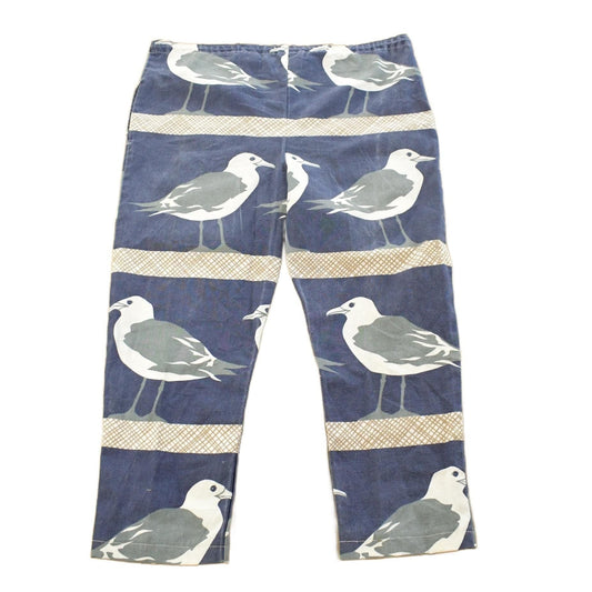 Vintage 1980s Michigan Rag Co Seagull Bird All Over Print Pants Men's Large from propervintagecanada
