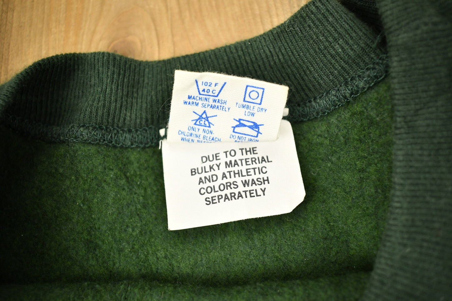 Vintage 1980s Michigan State University Champion Reverse Weave Warmup Crewneck Men's XL from propervintagecanada